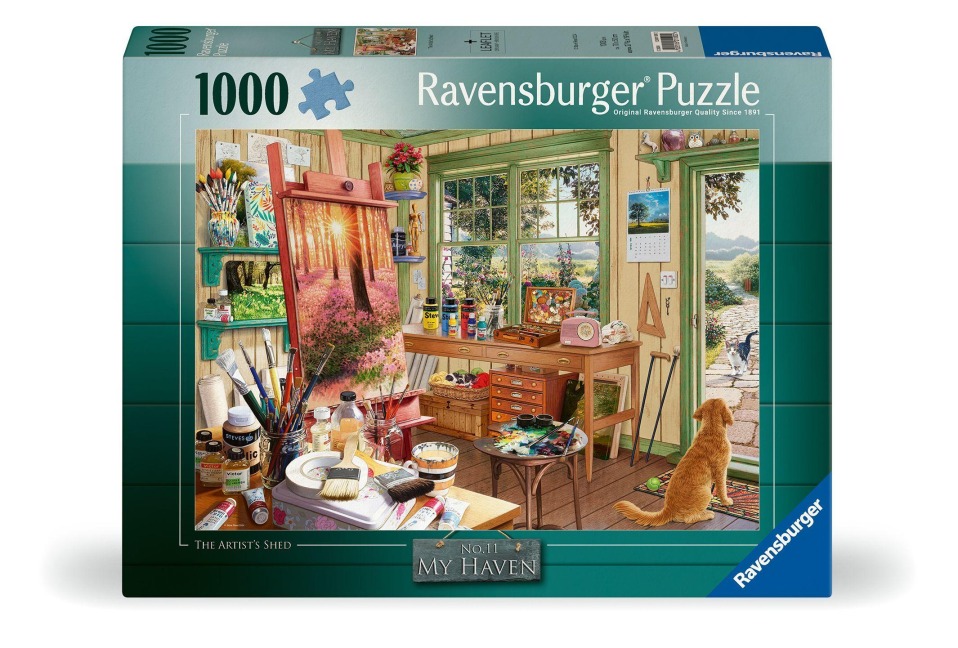 Erwachsenenpuzzle 1000 Teile - Künstlerwerkstatt - 