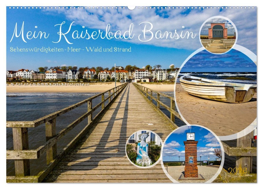 Mein Kaiserbad Bansin (Wandkalender 2026 DIN A2 quer), CALVENDO Monatskalender - Holger Felix