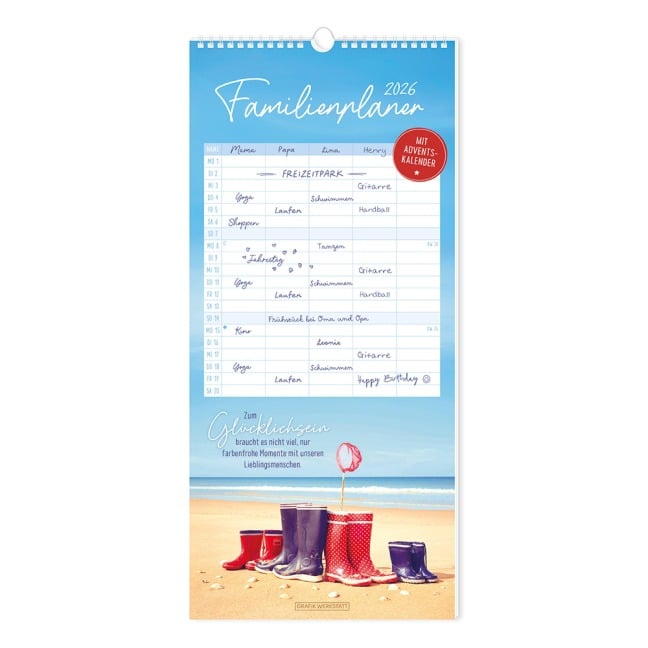 Familienplaner 2026 Classic - 