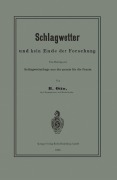 Cover-Bild zum Titel 'Schlagwetter und kein Ende der Forschung' von 'B. Otto'