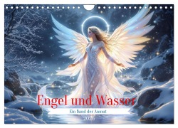 Cover-Bild zum Titel 'Engel und Wasser - Ein Band der Anmut (Wandkalender 2026 DIN A4 quer), CALVENDO Monatskalender' von 'Dusanka Djeric'