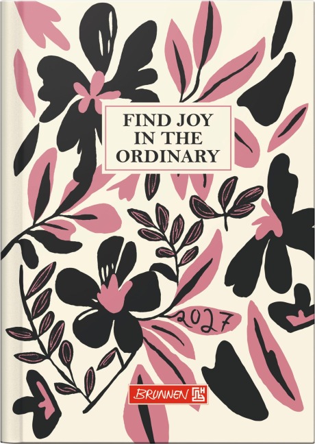 BRUNNEN 1073115037 Taschenkalender Mod. 731 2027 "Bloom" A6, Papier - 