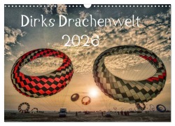 Cover-Bild zum Titel 'Dirks Drachenwelt (Wandkalender 2026 DIN A3 quer), CALVENDO Monatskalender' von 'Dirk Bartschat'