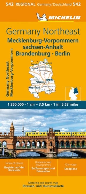 Michelin Mecklenburg-Vorpommern, Sachsen-Anhalt, Brandenburg, Berlin 542 - 