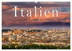 Cover-Bild zum Titel 'Italien von der Toskana nach Sizilien (Wandkalender 2026 DIN A2 quer), CALVENDO Monatskalender' von 'Jens Benninghofen'