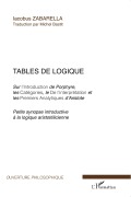 Cover-Bild zum Titel 'Tables de logique' von 'Iacobus Zarabella'
