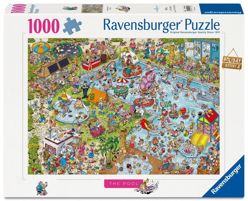 Erwachsenenpuzzle 1000 Teile - Ray Nicholson - Der Pool - 