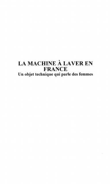 Machine a laver en france - Delaunay Quynh