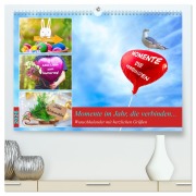 Cover-Bild zum Titel 'Momente im Jahr, die verbinden - Wunschkalender mit herzlichen Grüßen (hochwertiger Premium Wandkalender 2026 DIN A2 quer), Kunstdruck in Hochglanz' von 'Bihlmayer-Media Bihlmayer-Media'