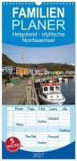 Cover-Bild zum Titel 'Familienplaner 2027 - Helgoland - idyllische Nordseeinsel mit 5 Spalten (Wandkalender, 21 x 45 cm) CALVENDO' von 'Andrea Potratz'