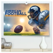 American Football - im Team zum Sieg (hochwertiger Premium Wandkalender 2026 DIN A2 quer), Kunstdruck in Hochglanz - Renate Utz