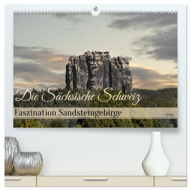 Die Sächsische Schweiz / Faszination Sandsteingebirge (hochwertiger Premium Wandkalender 2026 DIN A2 quer), Kunstdruck in Hochglanz - Mario Koch Fotografie