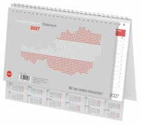 Cover-Bild zum Titel 'Schreibtischkalender Österreich groß 2027' von ''