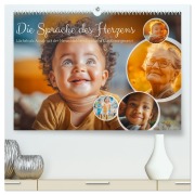 Cover-Bild zum Titel 'Die Sprache des Herzens - Lächeln als Ausdruck der Menschlichkeit durch eine KI in Szene gesetzt (hochwertiger Premium Wandkalender 2026 DIN A2 quer), Kunstdruck in Hochglanz' von 'Steffen Gierok-Latniak'
