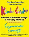 Cover-Bild zum Titel 'Kinderlieder Songbook - German Children's Songs & Nursery Rhymes - Summer Songs' von 'Stephen Janetzko'