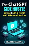 Cover-Bild zum Titel 'The ChatGPT Side Hustle: Earning $10K a Month with AI-Powered Services' von 'Pradip Maurya'
