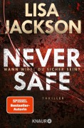 Cover-Bild zum Titel 'Never Safe - Wann wirst du sicher sein?' von 'Lisa Jackson'