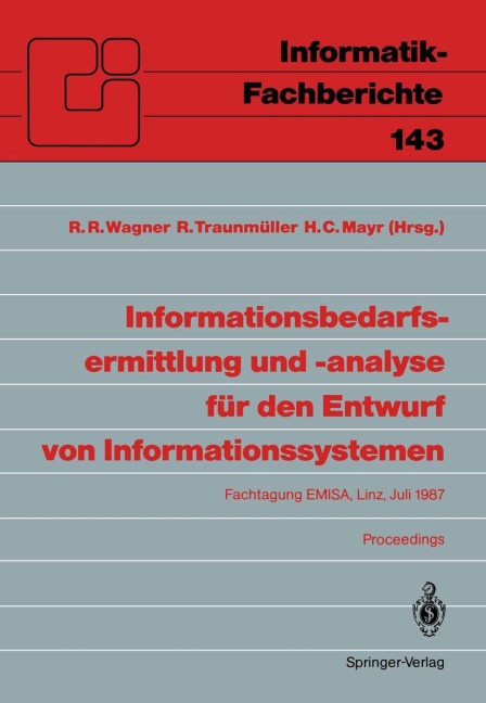 Informationsbedarfsermittlung und -analyse für den Entwurf von Informationssystemen - 