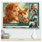 Waldgeflüster. Die mystischen Frauen der alten Pfade (hochwertiger Premium Wandkalender 2026 DIN A2 quer), Kunstdruck in Hochglanz - Rose Hurley