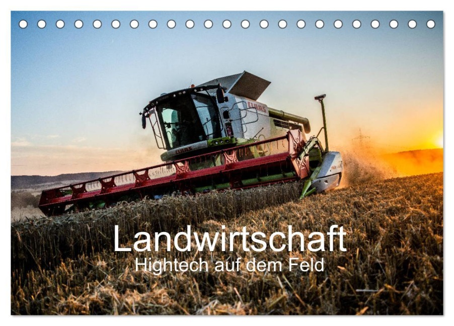 Landwirtschaft - Hightech auf dem Feld (Tischkalender 2026 DIN A5 quer), CALVENDO Monatskalender - Simon Witt