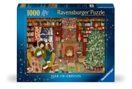Cover-Bild zum Titel 'Weihnachtspuzzle 1000 Teile - Besinnliche Weihnachten zu Hause' von ''