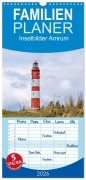 Cover-Bild zum Titel 'Familienplaner 2026 - Inselbilder Amrum mit 5 Spalten (Wandkalender, 21 x 45 cm) CALVENDO' von 'Bianka Bondiek'