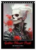 Gothic-Flower-Punk. Düster-romantische Kunst (Tischkalender 2025 DIN A5 hoch), CALVENDO Monatskalender - Rose Hurley