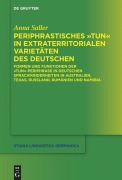 Cover-Bild zum Titel 'Periphrastisches "tun" in extraterritorialen Varietäten des Deutschen' von 'Anna Saller'