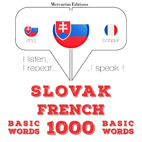 Slovenský - Francúzsky: 1000 základných slov - Jm Gardner