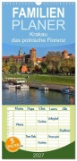 Cover-Bild zum Titel 'Familienplaner 2027 - Krakau - das polnische Florenz mit 5 Spalten (Wandkalender, 21 x 45 cm) CALVENDO' von 'Peter Roder'
