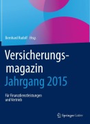 Cover-Bild zum Titel 'Versicherungsmagazin - Jahrgang 2015' von ''
