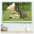 Eichhörnchen - Abenteuer mit Freund Teddy (hochwertiger Premium Wandkalender 2025 DIN A2 quer), Kunstdruck in Hochglanz - Birgit Cerny