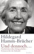Cover-Bild zum Titel 'Und dennoch...' von 'Hildegard Hamm-Brücher'