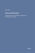 Cover-Bild zum Titel 'Form und Grund' von 'Peter Rohs'