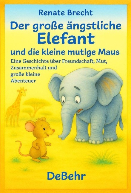 Der große ängstliche Elefant und die kleine mutige Maus - Eine Geschichte über Freundschaft, Mut, Zusammenhalt und große kleine Abenteuer - Renate Brecht