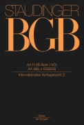 Cover-Bild zum Titel 'Art 11-29 Rom I-VO; Art 46 b, c EGBGB' von ''