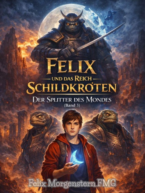 Felix und das Reich der Schildkröten: Der Splitter des Mondes (Band 3) - Felix Morgenstern (Fmg)