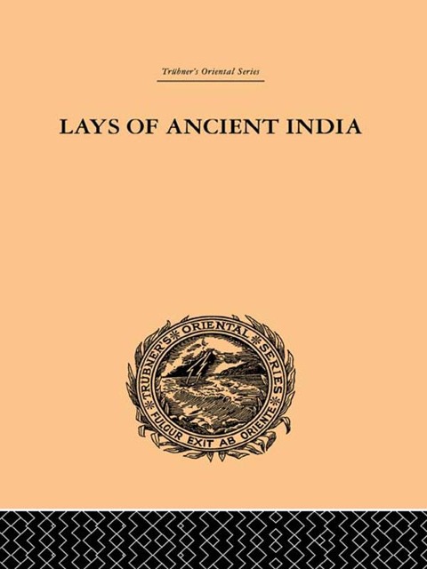 Lays of Ancient India - Romesh Chunder Dutt