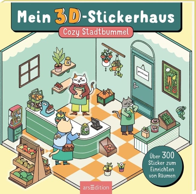 Mein 3D-Stickerhaus - Cozy Stadtbummel - 