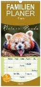 Familienplaner 2025 - Kleiner Panda mit 5 Spalten (Wandkalender, 21 x 45 cm) CALVENDO - Peter Roder