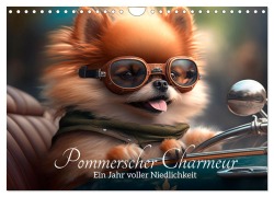 Cover-Bild zum Titel 'Pommerscher Charmeur Ein Jahr voller Niedlichkeit (Wandkalender 2026 DIN A4 quer), CALVENDO Monatskalender' von 'Artefacti Artefacti'