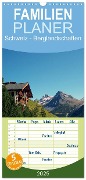 Familienplaner 2025 - Schweiz - Berglandschaften mit 5 Spalten (Wandkalender, 21 x 45 cm) CALVENDO - Peter Schneider