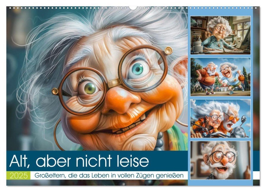 Alt, aber nicht leise (Wandkalender 2025 DIN A2 quer), CALVENDO Monatskalender - Steffen Gierok-Latniak