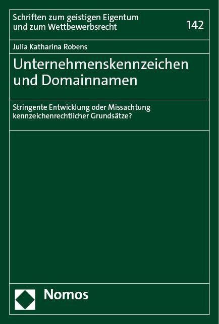 Unternehmenskennzeichen und Domainnamen - Julia Katharina Robens