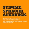 Cover-Bild zum Titel 'Stimme. Sprache. Ausdruck.' von 'Patrick Lynen, Gary Stütz'