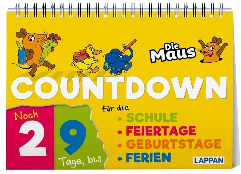 Countdown für die Schule mit der Maus - 