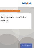 Cover-Bild zum Titel 'Branchenreport Marketing & Werbung' von 'Markus Hofstetter'