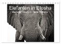 Elefanten in Etosha (Tischkalender 2024 DIN A5 quer), CALVENDO Monatskalender - Irma van der Wiel