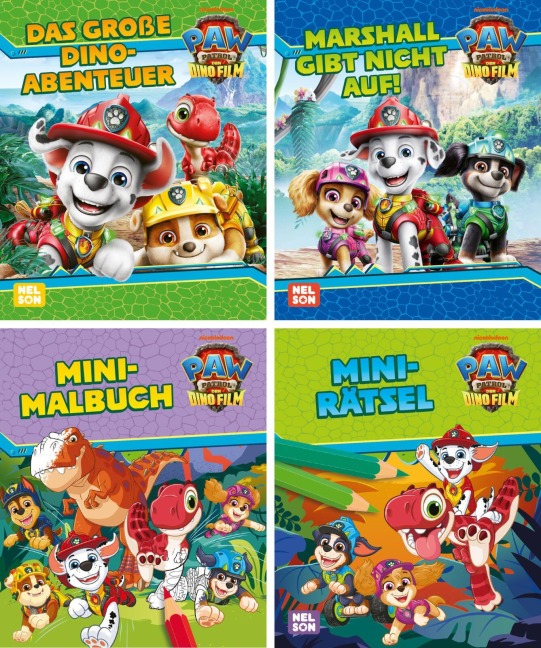 Nelson Mini-Bücher: PAW Patrol - Der Dinofilm 1-4 - 