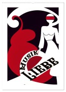 Musikliebe (Wandkalender 2026 DIN A2 hoch), CALVENDO Monatskalender - Silvia Siebler-Ferry